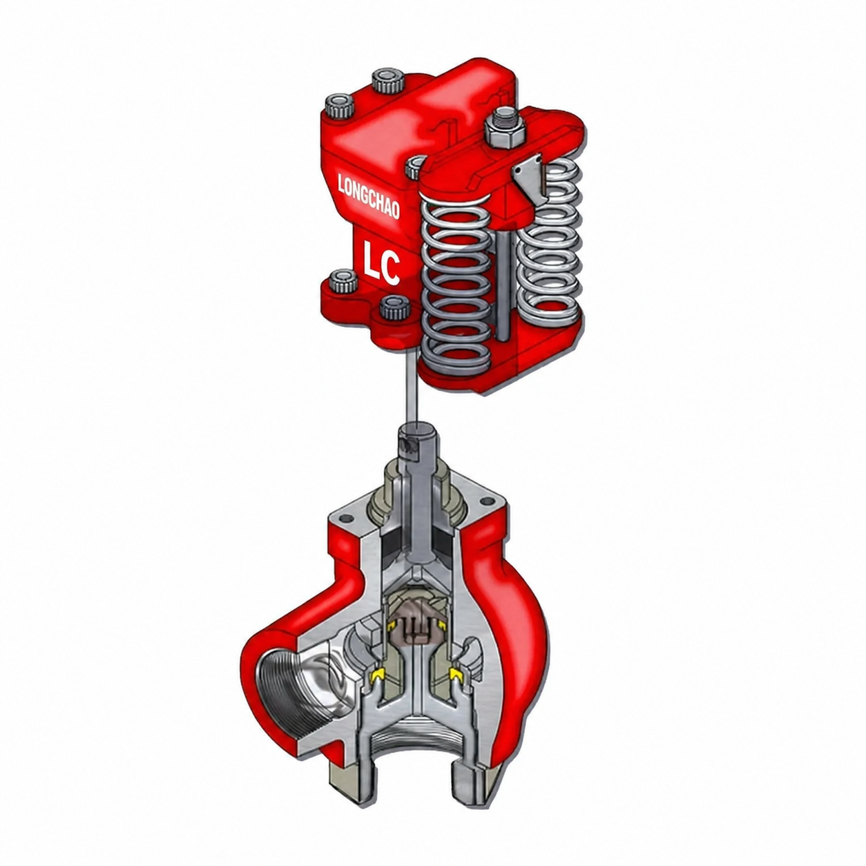 LC Sentinel Type RR 3 Inch 7500 PSl Reset Safety Valve