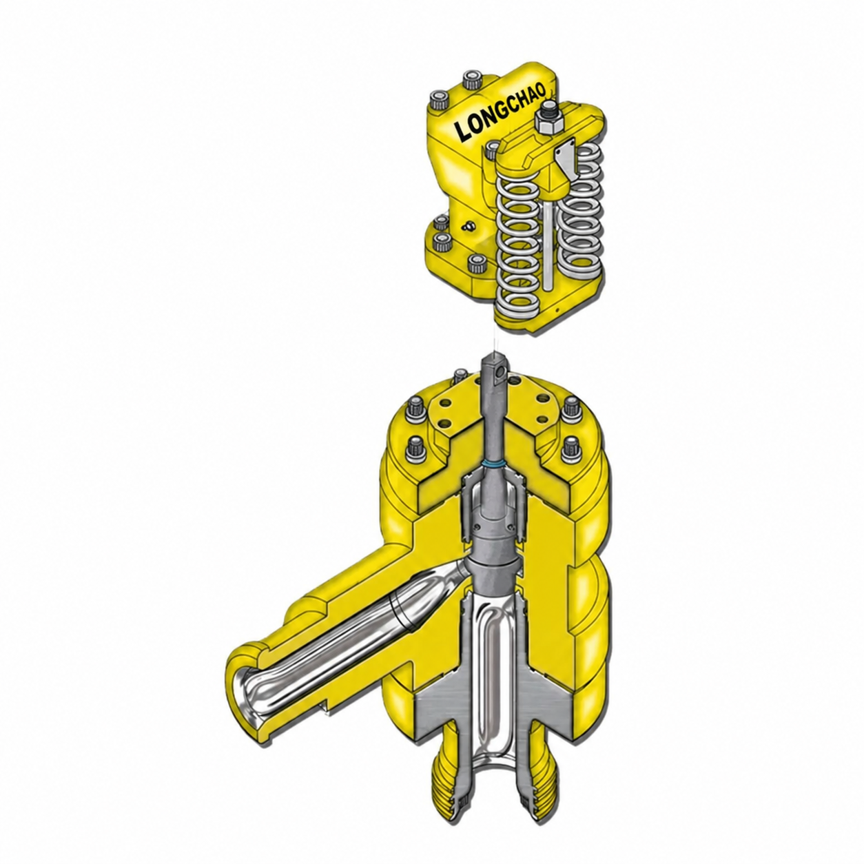 LC Sentinel Type RRV 3 Inch 8000 PSl Reset Safety Valve